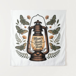 Mom’s Heart Never Sleeps Tapestry