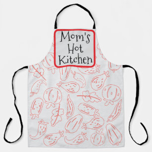 "Mom’s Hot Kitchen" Gift Apron