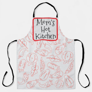 "Mom’s Hot Kitchen" Gift Apron