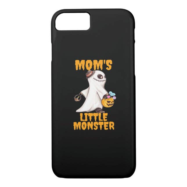 Mom’s Little Boo Monster Funny Graphic Case-Mate iPhone Case (Back)