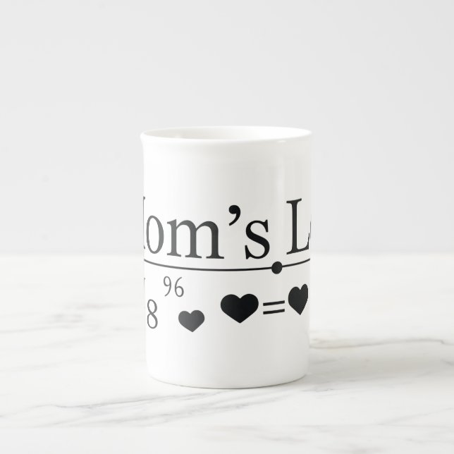 Mom’s Love Formula 02 Bone China Mug (Front)