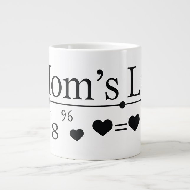 Mom’s Love Formula 02 Large Coffee Mug (Front)