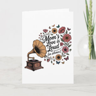 Mom’s Love Is Loud (In Silence) Holiday Card