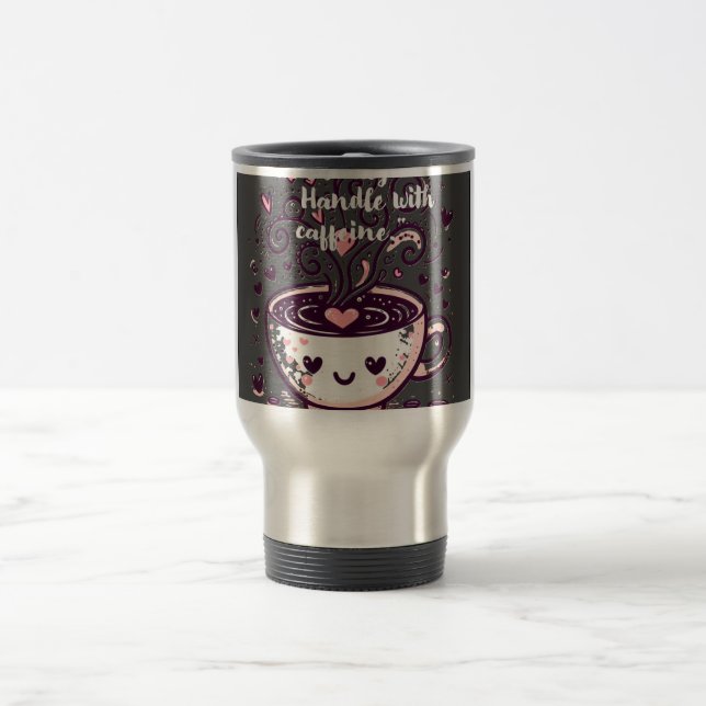 "Mom’s Mug – Handle with caffeine." (Center)
