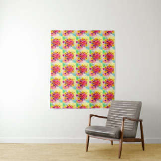 Mom’s Neon Love Burst Tapestry