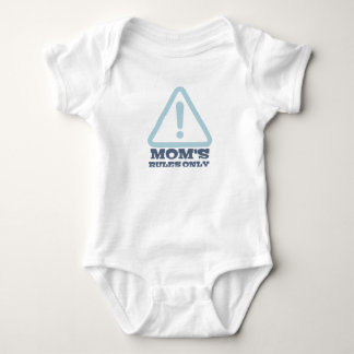 Mom’s Rules Only – Sassy New Mom Baby Apparel Bodysuit