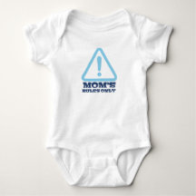 Mom’s Rules Only – Sassy New Mom Baby Apparel