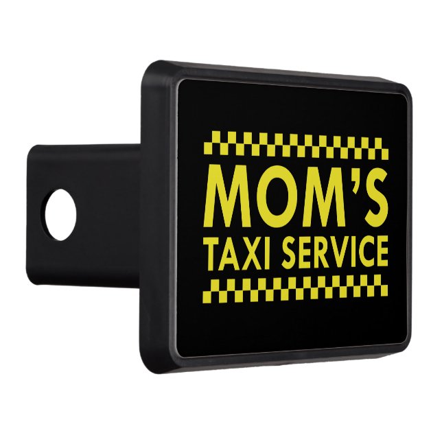 Mom’s Taxi Service Trailer Hitch Cover (Right)