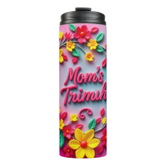 Mom’s Vibrant Floral Triumph Thermal Tumbler