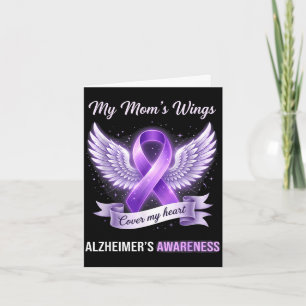 Mom’s wings cover heart mothers alzheimer’s card