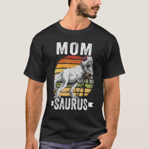 Mom Saurus Dinosaur Momsaurus Family Matching T Re T-Shirt