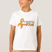 "Mom says I'm a warrior" Kids Leukaemia Tee