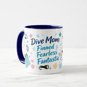 Mom SCUBA Diver Who Makes a Splash Mug