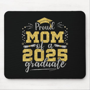 Mom Senior 2025 Proud Mom Of A Cl Of 2025 Graduate Mouse Pad