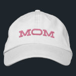 Mom Simple Cool Modern Typography Custom Embroidered Hat<br><div class="desc">Mom Simple Cool Modern Typography Custom Embroidered Baseball Cap features the simple modern embroidered text "Mom". Perfect as a gift for mom for Mother's Day,  Christmas,  birthday and more. Created by Evco Studio www.zazzle.com/store/evcostudio</div>