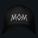Mom Simple Cool Modern Typography Custom Embroidered Hat<br><div class="desc">Mom Simple Cool Modern Typography Custom Embroidered Baseball Cap features the simple modern embroidered text "Mom". Perfect as a gift for mom for Mother's Day,  Christmas,  birthday and more. Created by Evco Studio www.zazzle.com/store/evcostudio</div>