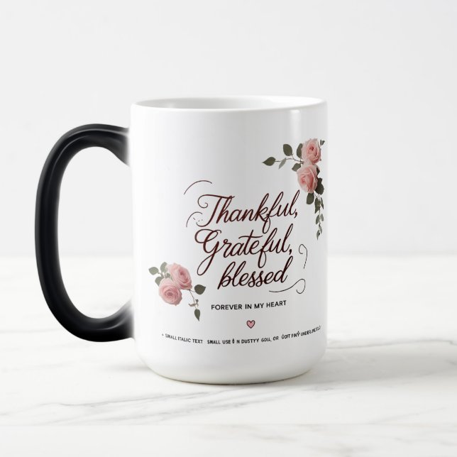 Mom – Simple Elegant Script | Magic Mug 15oz (Left)