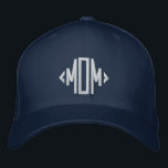 Mom Simple Modern Typography Custom Embroidered Hat<br><div class="desc">Mom Simple Modern Typography Custom Embroidered Baseball Cap features the simple modern embroidered text "Mom". Perfect as a gift for Mom for Mother's Day,  Christmas,  birthday and more. Created by Evco Studio www.zazzle.com/store/evcostudio</div>