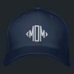 Mom Simple Modern Typography Custom Embroidered Hat<br><div class="desc">Mom Simple Modern Typography Custom Embroidered Baseball Cap features the simple modern embroidered text "Mom". Perfect as a gift for Mom for Mother's Day,  Christmas,  birthday and more. Created by Evco Studio www.zazzle.com/store/evcostudio</div>