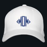 Mom Simple Modern Typography Custom Embroidered Hat<br><div class="desc">Mom Simple Modern Typography Custom Embroidered Baseball Cap features the simple modern embroidered text "Mom". Perfect as a gift for mom for Mother's Day,  Christmas,  birthday and more. Created by Evco Studio www.zazzle.com/store/evcostudio</div>