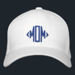 Mom Simple Modern Typography Custom Embroidered Hat<br><div class="desc">Mom Simple Modern Typography Custom Embroidered Baseball Cap features the simple modern embroidered text "Mom". Perfect as a gift for mom for Mother's Day,  Christmas,  birthday and more. Created by Evco Studio www.zazzle.com/store/evcostudio</div>