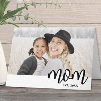 Mom Simple Script Photo Mother's Day