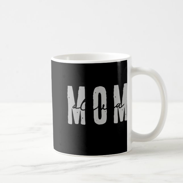 Mom Since 20xx Modern Simple Preppy  Coffee Mug (Right)
