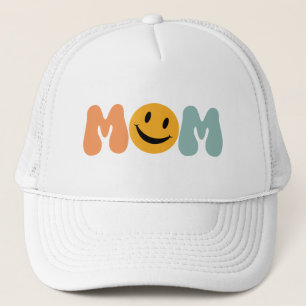 Mom Smile Face Trucker Hat