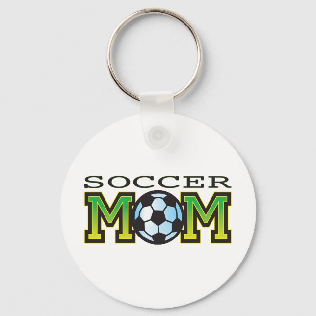 Mom Soccer Keychain (Front)