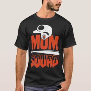 Mom Squad Baseball Fan christmas best friends coun T-Shirt