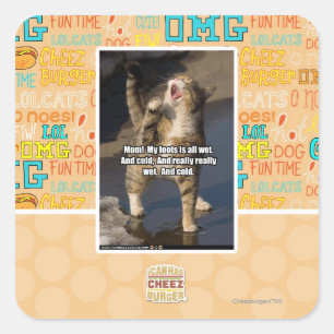 Mom! Square Sticker