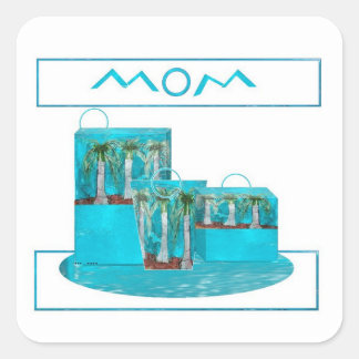 Mom Square Sticker
