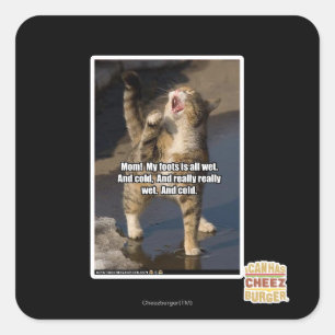 Mom! Square Sticker