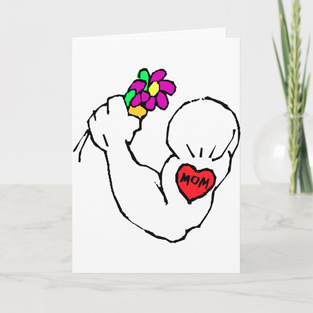 Mom Tattoo Card (Front)