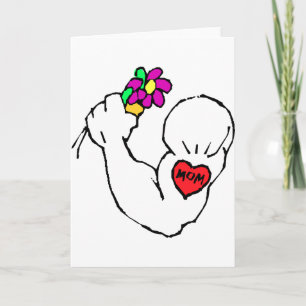 Mom Tattoo Card