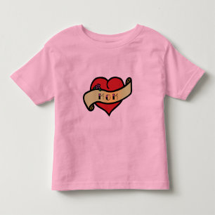 Mom Tattoo Heart Toddler T-shirt