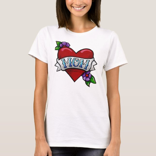mom Tattoo shirt (Front)