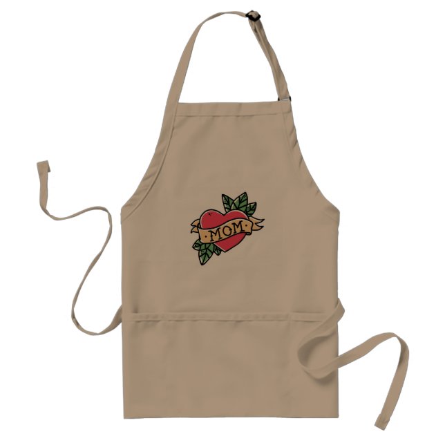 Mom Tattoo Standard Apron (Front)
