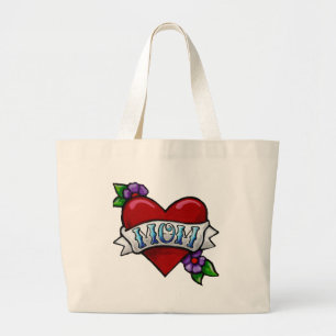 Mom Tattoo Tote Bag