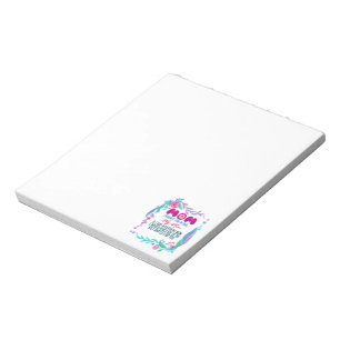 Mom Thanks For Being My Mom Notepad