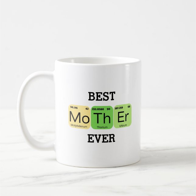 Mom: The Perfect Formula for Love and Science Coffee Mug (Left)
