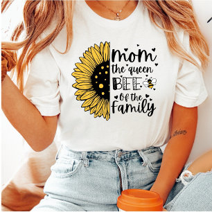 Mom: The Queen Bee of Love - Mother's Day T-Shirt