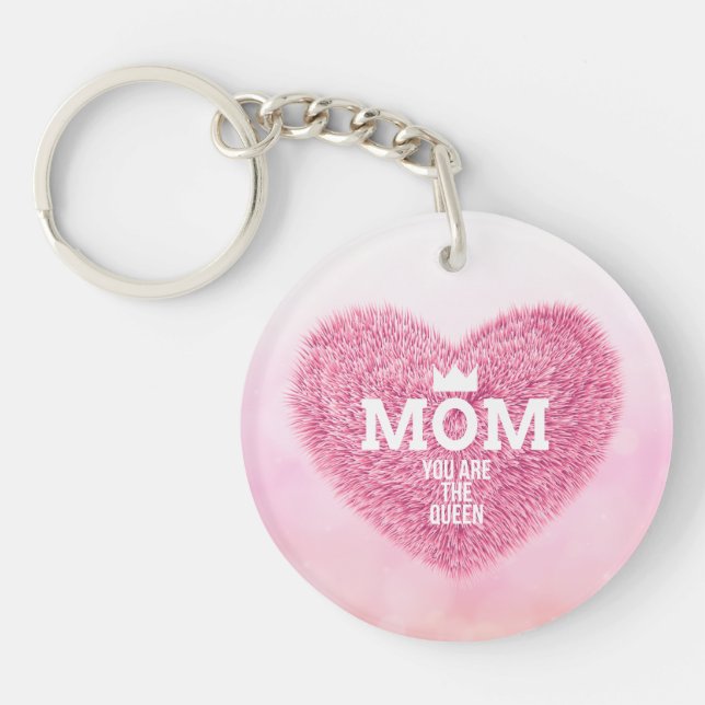 Mom The Queen Mother's Day | Keychain (Front)