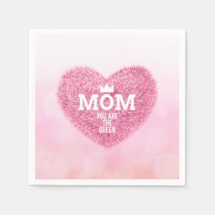 Mom The Queen Mother's Day   Napkin