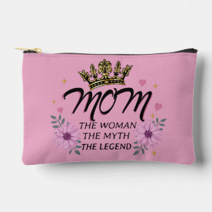 Mom The Woman The Myth The Legend Accessory Pouch