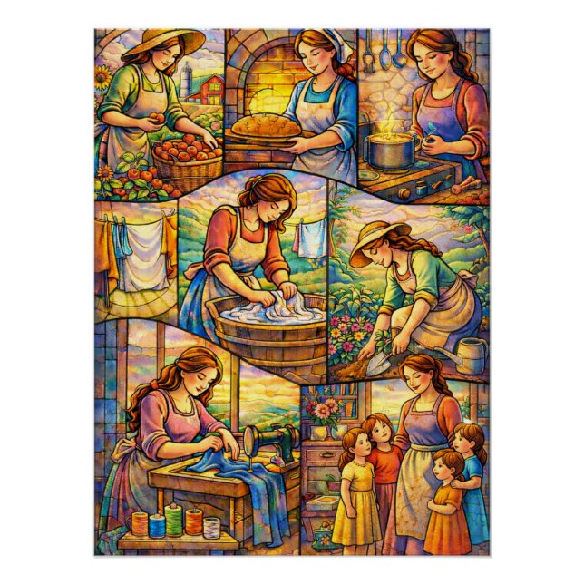 Mom Through the Seasons of Life Poster (Front)