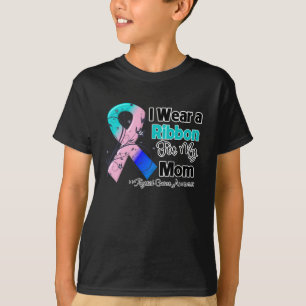 Mom - Thyroid Cancer Ribbon T-Shirt