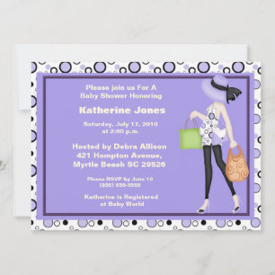 Mom to Be Baby Shower Invitation