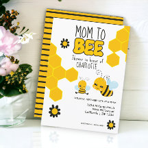Mom to be Bee themed baby shower