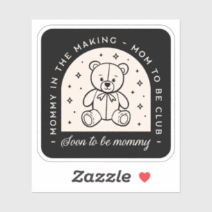 Mom to be club quotes pregnancy announcement black